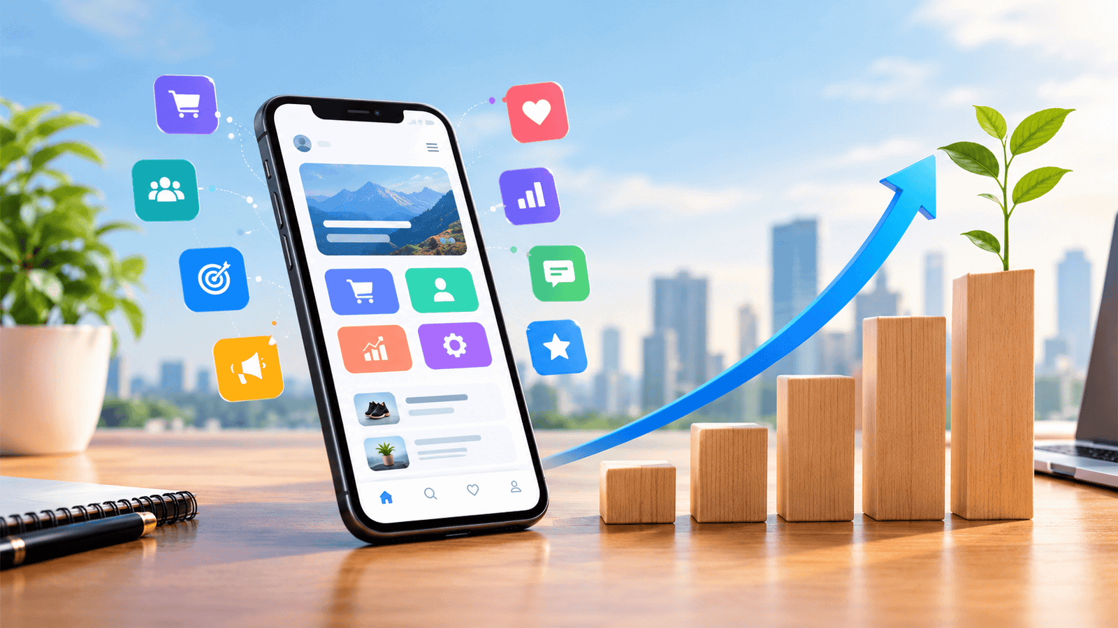 Mobile app design for business growth